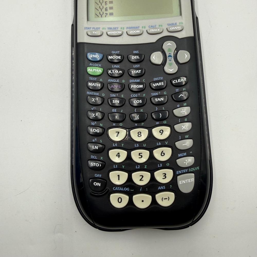 Texas Instruments TI-84 Plus Graphing Calculator Tested Working w/ Slide Cover - Picture 2 of 5